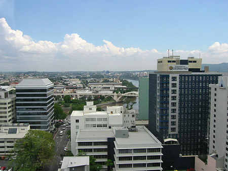 Luftnahme von Brisbane